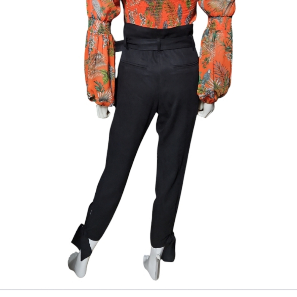 REFORMATION | Avalon High Rise Black Pant in Size 2P - Picture 6 of 8
